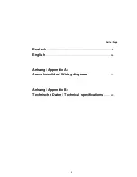 Preview for 3 page of T+A Elektroakustik CD 1260 R User Manual