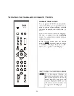 Preview for 34 page of T+A Elektroakustik K1 CD-RECEIVER Operating Instructions Manual