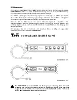 Предварительный просмотр 3 страницы T+A Elektroakustik POWER BAR 2+3 Operating Instructions Manual