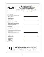 Предварительный просмотр 15 страницы T+A Elektroakustik POWER BAR 2+3 Operating Instructions Manual