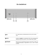 Предварительный просмотр 6 страницы T+A AMP 8 User Manual