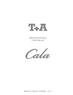 Preview for 1 page of T+A Cala User Manual