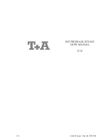 T+A D 10 User Manual preview