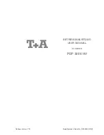 T+A PDP 3000 HV User Manual preview