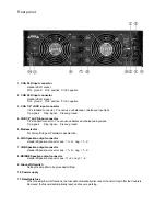 Предварительный просмотр 8 страницы t.amp Proline 1300 User Manual