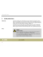 Предварительный просмотр 8 страницы t.amp TSA 4-700 User Manual