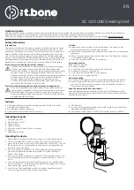 T.BONE SC 420 Quick Start Manual предпросмотр