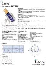 Preview for 1 page of T.BONE SCT-800 Quick Start Manual