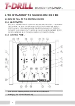 Preview for 20 page of T-Drill F-400 Instruction Manual