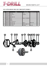 Preview for 44 page of T-Drill T-65CU Original-Instruction Manual Spare Parts List