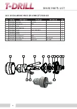 Preview for 50 page of T-Drill T-65CU Original-Instruction Manual Spare Parts List