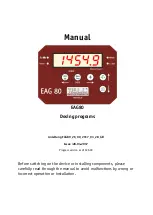 T.E.L.L. EAG80 Manual preview