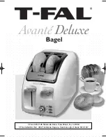 T-Fal Avante Deluxe User Manual preview