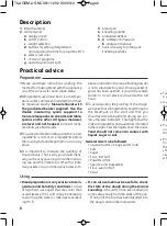 Preview for 6 page of T-Fal Balanced Living PF111EUS Manual