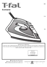 T-Fal Ecomaster FV1732 Manual preview