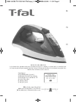 T-Fal FV15 Series Manual preview