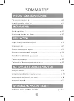 Preview for 19 page of T-Fal FV28 Series Manual