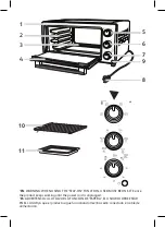 Предварительный просмотр 2 страницы T-Fal Horno Turbo Air 5-en-1 Manual