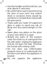 Preview for 8 page of T-Fal Horno Turbo Air 5-en-1 Manual