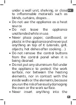 Preview for 9 page of T-Fal Horno Turbo Air 5-en-1 Manual