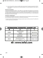 Preview for 26 page of T-Fal IS5500 Manual