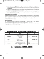 Preview for 36 page of T-Fal IS5500 Manual