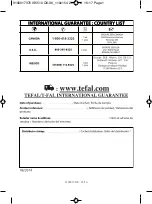 T-Fal IS5510 Instructions For Use Manual preview