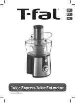 T-Fal Juice Express Manual preview