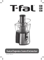 Preview for 1 page of T-Fal Juice Express Manual