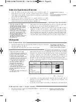 Preview for 18 page of T-Fal Primaglide Diffusion FV22 Series Manual