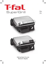 T-Fal SuperGrill Instructions For Use Manual предпросмотр