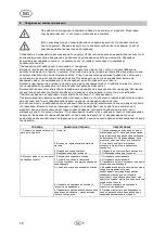 Preview for 74 page of T.I.P. AJ 4 Plus 55/50 Operating Instructions Manual