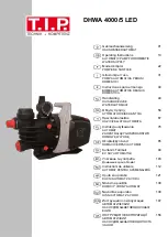 T.I.P. DHWA 4000/5 LED Operating Instructions Manual preview