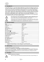 Preview for 4 page of T.I.P. DRAIN 6000/36 Operating Instructions Manual