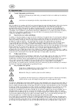 Preview for 42 page of T.I.P. DRAIN 6000/36 Operating Instructions Manual