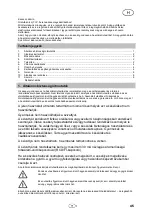 Preview for 47 page of T.I.P. DRAIN 6000/36 Operating Instructions Manual