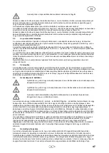 Preview for 49 page of T.I.P. DRAIN 6000/36 Operating Instructions Manual