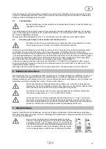 Preview for 7 page of T.I.P. GP 4500 INOX Operating Instructions Manual