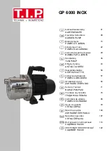 Preview for 1 page of T.I.P. GP 6000 INOX Operating Instructions Manual