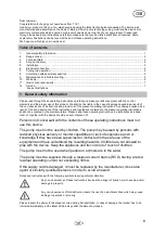 Preview for 11 page of T.I.P. GP 6000 INOX Operating Instructions Manual