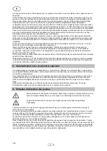 Preview for 22 page of T.I.P. GP 6000 INOX Operating Instructions Manual