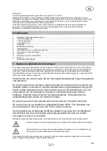 Preview for 39 page of T.I.P. GP 6000 INOX Operating Instructions Manual