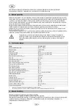 Preview for 104 page of T.I.P. GP 6000 INOX Operating Instructions Manual