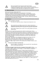 Preview for 119 page of T.I.P. GP 6000 INOX Operating Instructions Manual