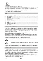 Preview for 116 page of T.I.P. HWA 3000 INOX Operating Instructions Manual