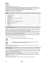 Preview for 124 page of T.I.P. HWA 3000 INOX Operating Instructions Manual