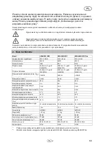 Preview for 71 page of T.I.P. HWA 3600 INOX Operating Instructions Manual