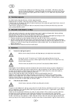 Preview for 88 page of T.I.P. HWA 3600 INOX Operating Instructions Manual