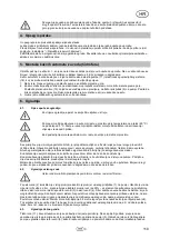 Preview for 113 page of T.I.P. HWA 3600 INOX Operating Instructions Manual