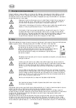 Preview for 138 page of T.I.P. HWA 3600 INOX Operating Instructions Manual